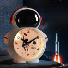 宇宙飛行士宇宙飛行士知能音声目覚まし時計子供耐久性知能学生児童デスクトップ小時計家庭用必須