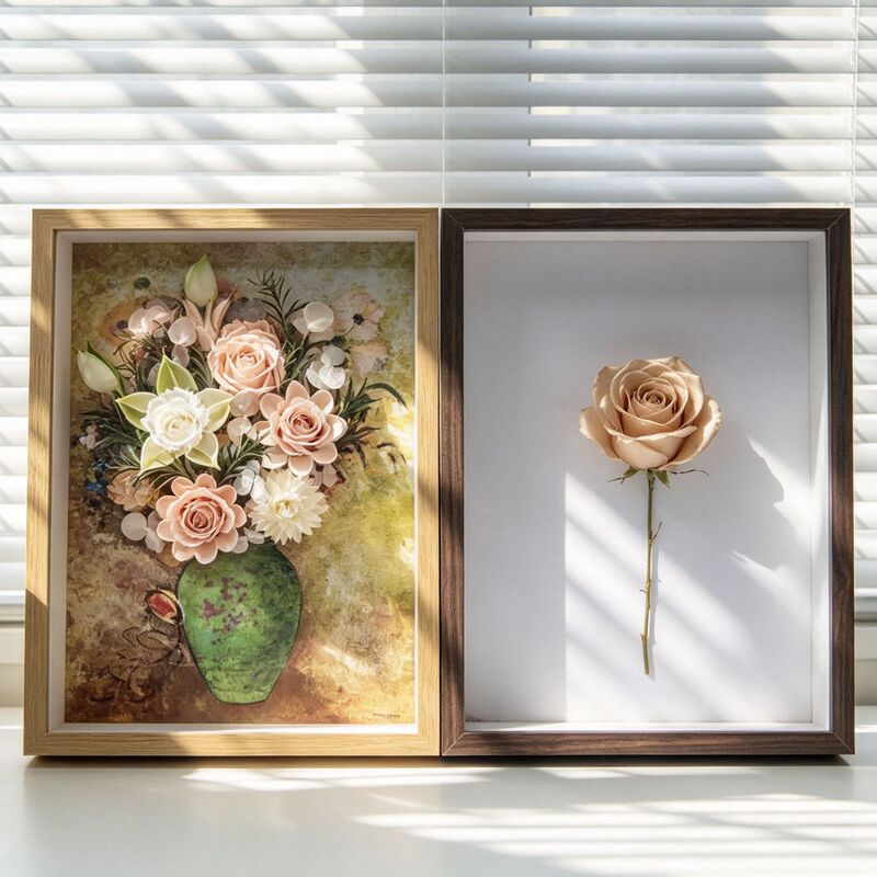 New Chinese-Style Hollow Solid Wood Photo Frame, Preserved Flower and Dried Flower Specimen Display Frame, 6inch A3 Mother's Day Gift New Chinese-Style Hollow Solid Wood Photo Frame, Preserved Flower and Dried Flower Specimen Display Frame, 6inch A3 Mother's Day Gift