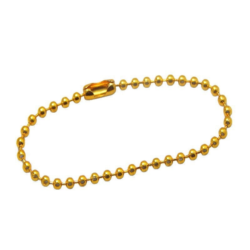 裕兴五金 各种规格波珠链  服装吊牌五金配件 辅料珠链服装可电镀