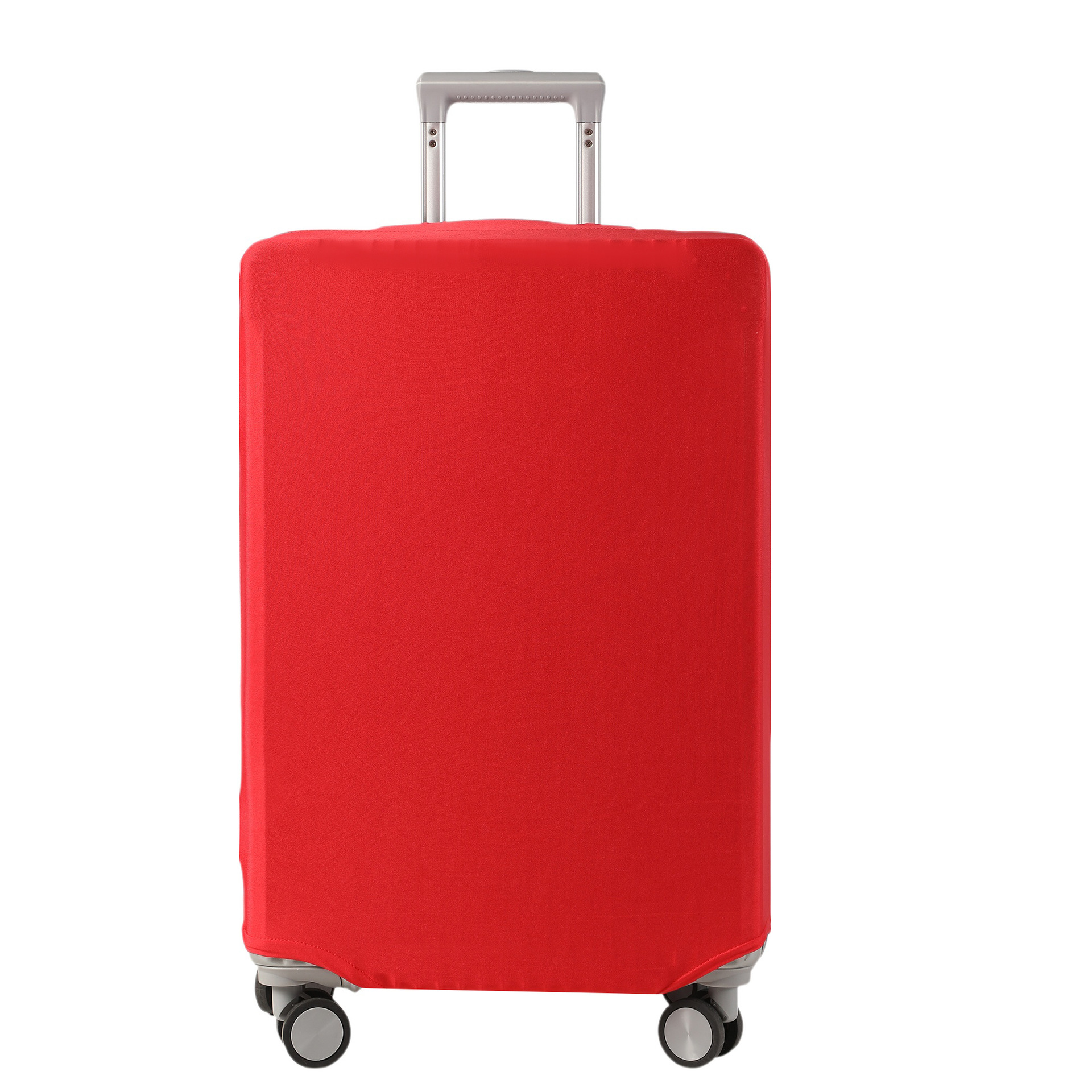 Elastic Suitcase Cover, Pull-along Luggage Protection Cover, Solid Color, Patterned Version, Travel Suitcase Dustproof Cover