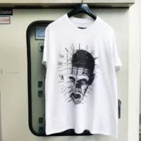 Футболка с короткими рукавами и логотипом фильма Hellraiser, европейские и американские ужасы, футболка с короткими рукавами