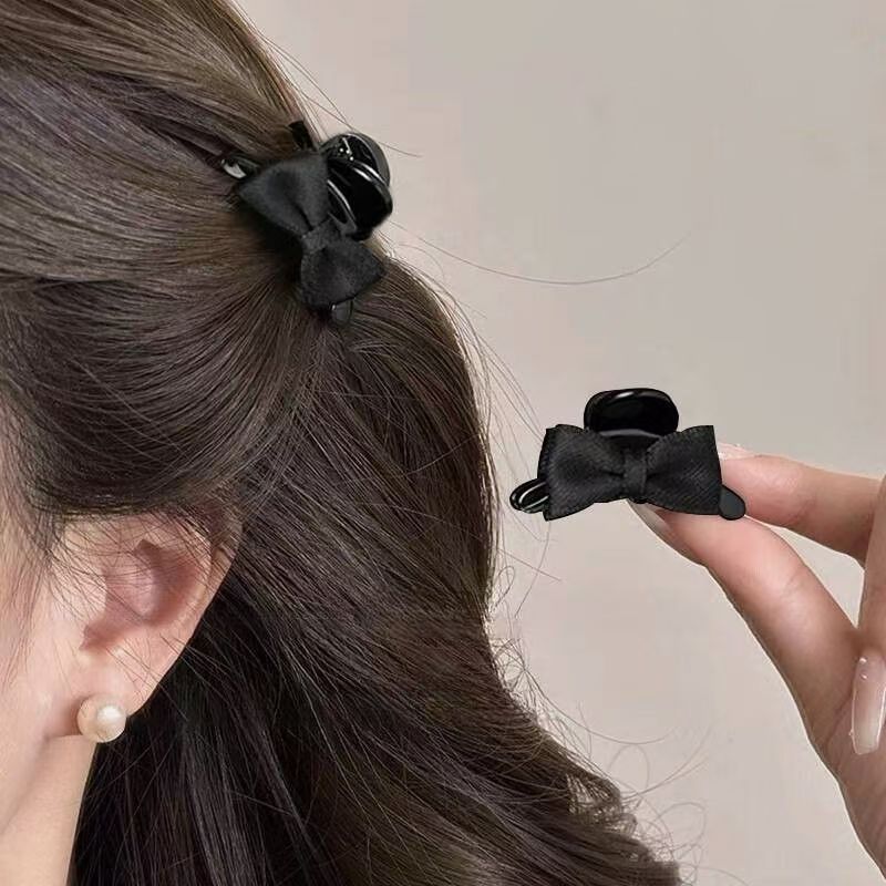 蝴蝶结公主头发夹女2025新款高端迷你小抓夹侧边发卡刘海夹子头饰|undefined