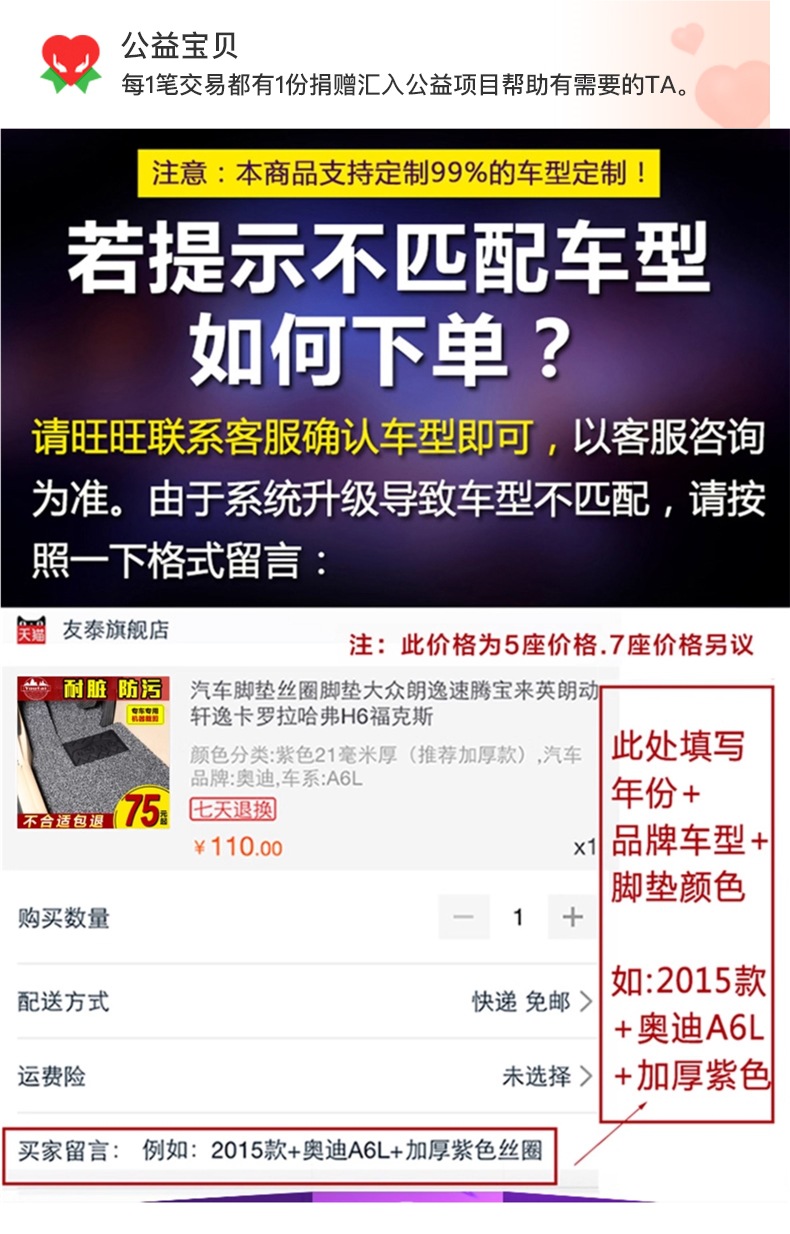Car Wire Ring Floor Mats, Universal Easy-To-Clean Car Mats, Carpet-Type Foot Mats, Can Be Freely Cut, Special for Car Floor Mats