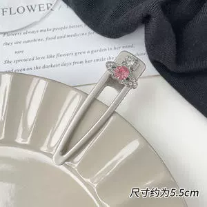 Холодный стиль королева мать rhinestone планета металлическая заколка для волос сладкая крутая модная простая универсальная заколка для волос боковой зажим