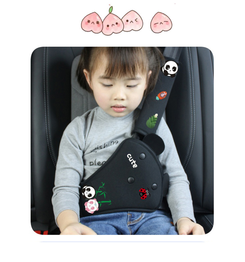 Cross-Border Children's Anti-Stranglehold Car Seatbelt Shoulder Pads Cartoon Cute Safety Protective Covers Car Interior Accessories