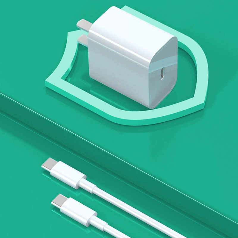[PD30W быстрое зарядное и кабель, совместимы с Apple 15 и Huawei, двойной Type-C, сертификат 3C, комплект зарядного]