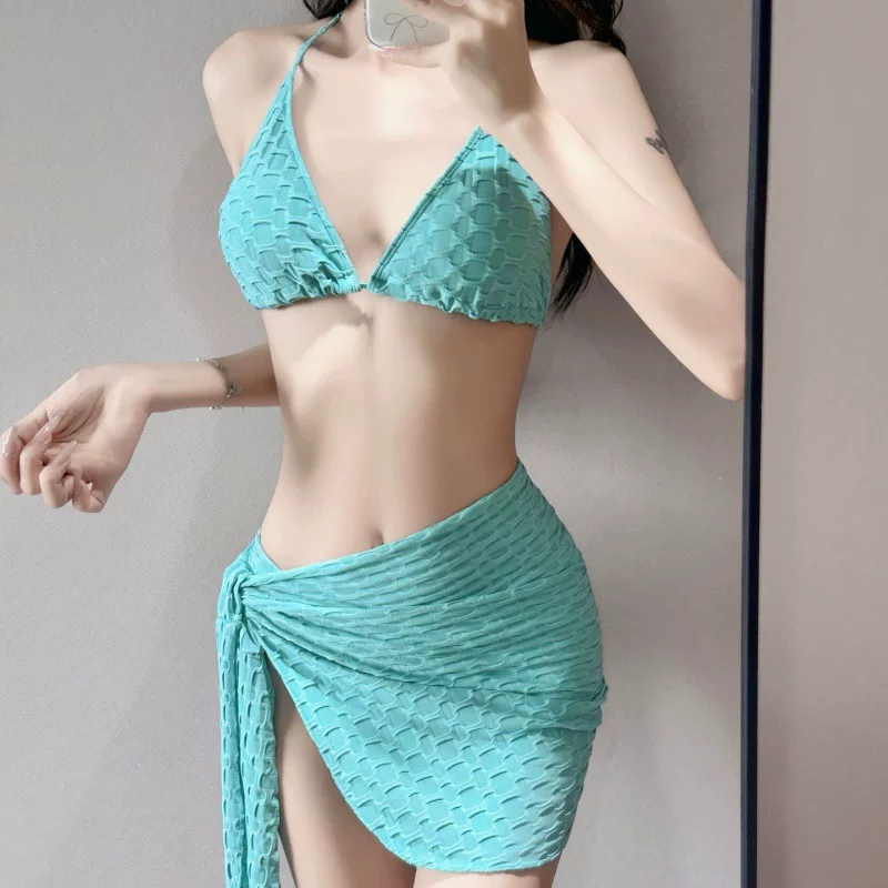Sexy swimwear, split set, European style, high-end, 3 piece set, fitted