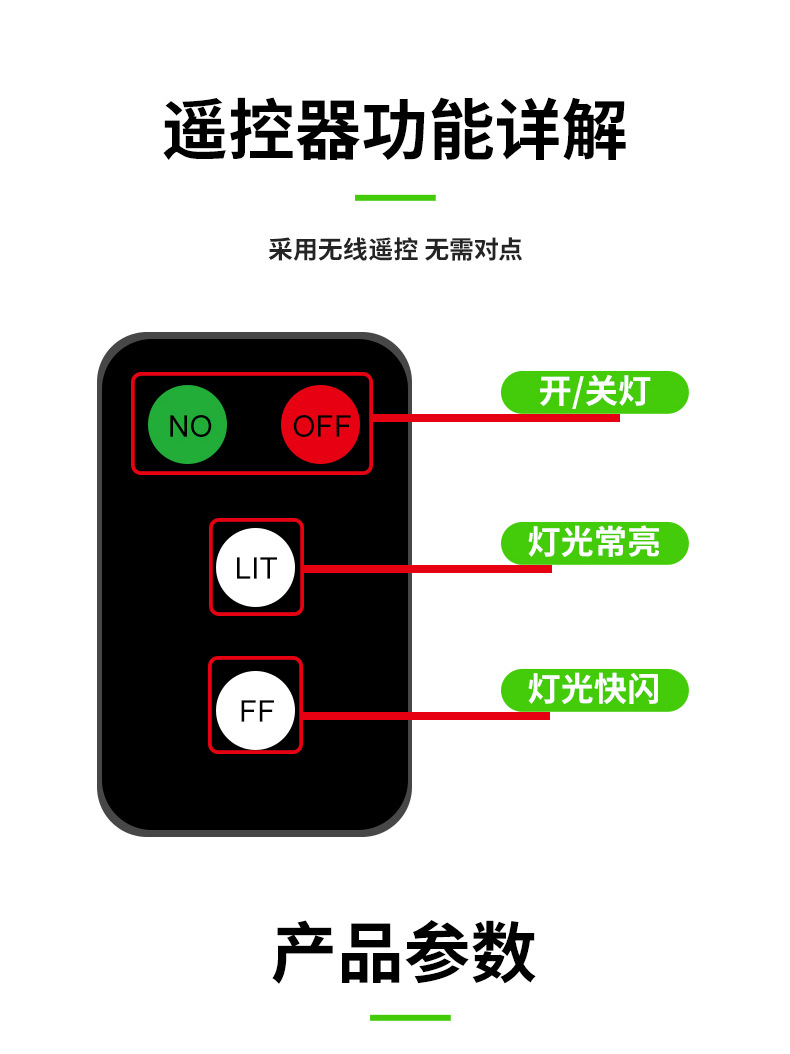 Car Pilot Light Truck Strong Light Laser Cannon Anti-Rear Collision Car Spotlight Warning Strobe Light Roof Spotlight Fog Light