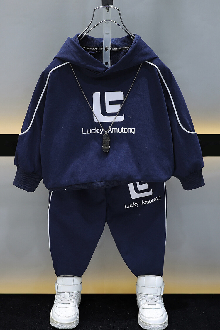 Drenge kortreb 2023 forår og efterår sæson Ny smuk sweater i to dele Baby Trendy børnetøj_voghion.com