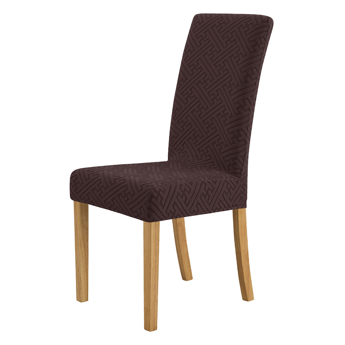 Silla de comedor de hotel para el hogar con tela jacquard elástica transfronteriza Parsons Chair