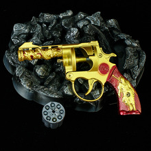 左轮砸响炮全金属炮子枪儿童玩具悟空砸炮枪枪火炮怀旧手枪手办