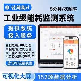 远程自动能耗监测系统 能源管理系统软件 能源能耗管理系统平台
