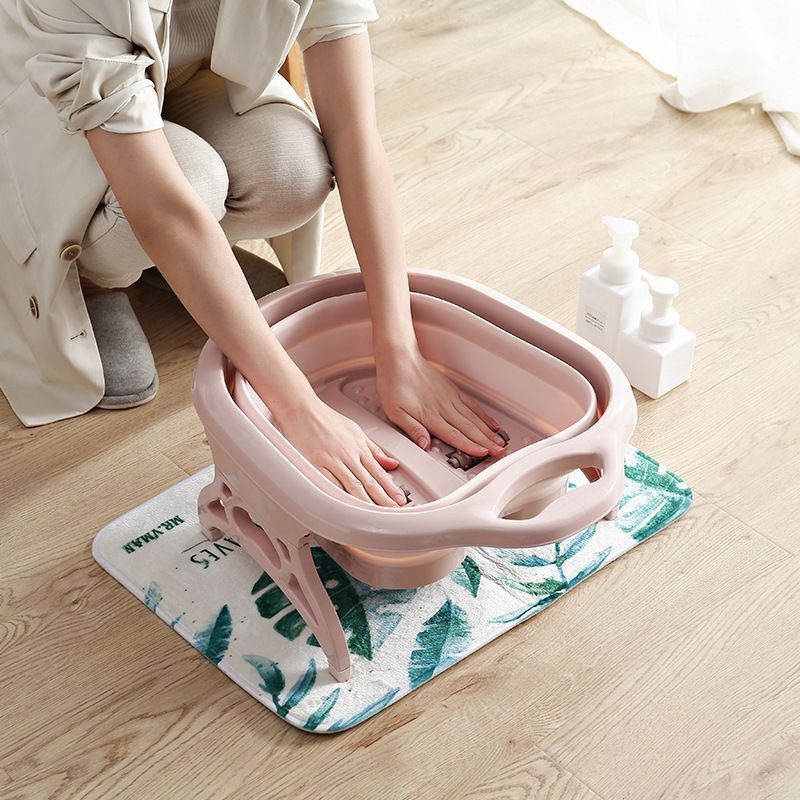Folding Foot Bucket Portable Roller Massage Foot Bucket Household Foot Bucket Foot Bath Foot Bucket Wholesale