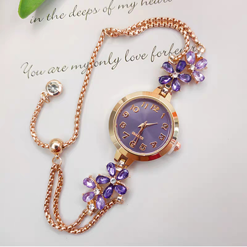Vintage wisteria watch-s1406