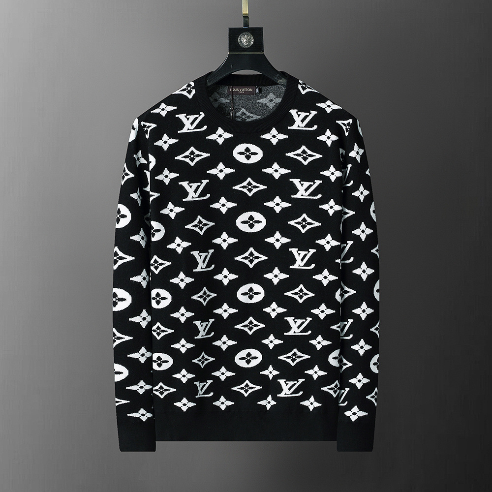 High-quality cross-border 2025 chaqueta de punto chaqueta suéter de manga larga temperamento masculino un cabello