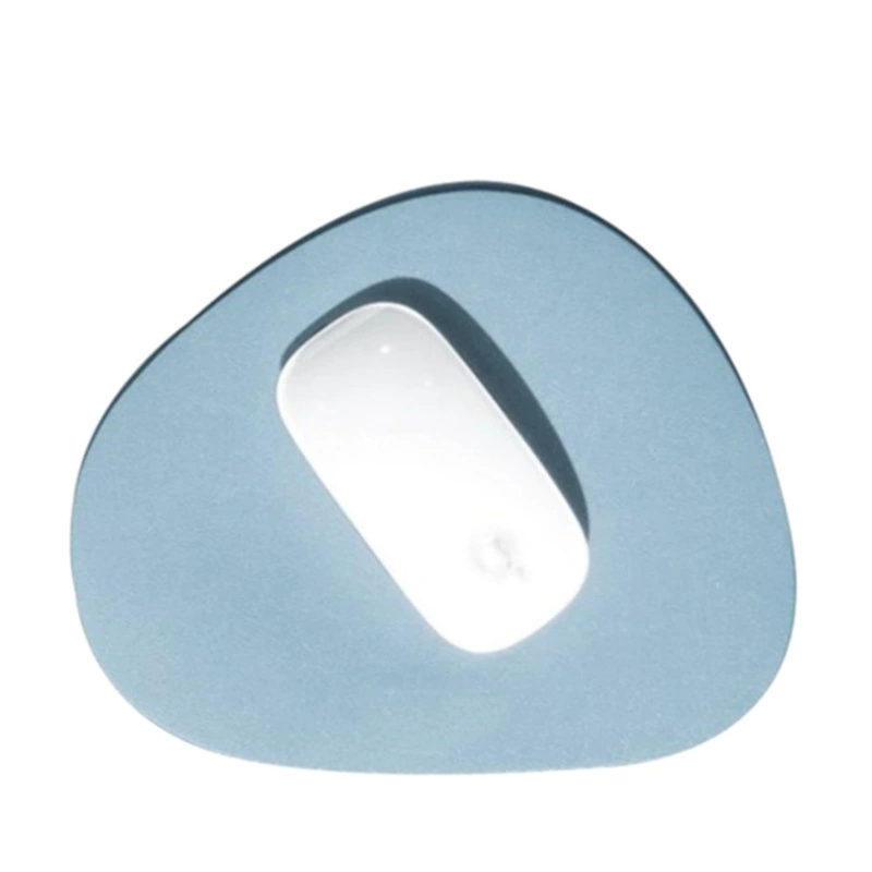 Оптовая Продажа с фабрики Двусторонний кожаный коврик для мыши офисный нескользящий коврик для мыши PU Подарочный коврик для компьютера для мыши