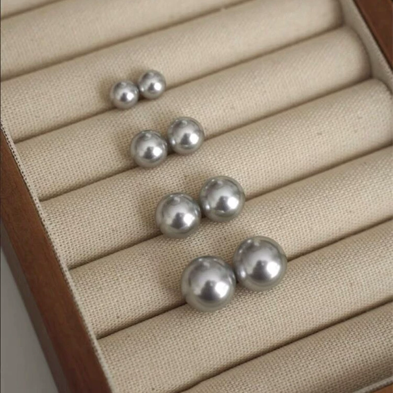Серебряная игла, ретро-серьги из жемчуга, серебро 925 пробы, французский стиль