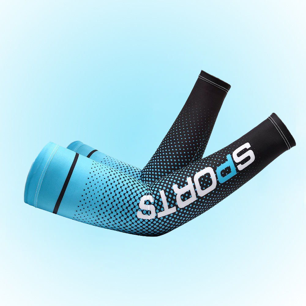 Protección solar oversleeve Ice Silk hombres y mujeres primavera y verano guantes UV brazo protección hielo manga conducción delgada fugas dos dedos opresleeve