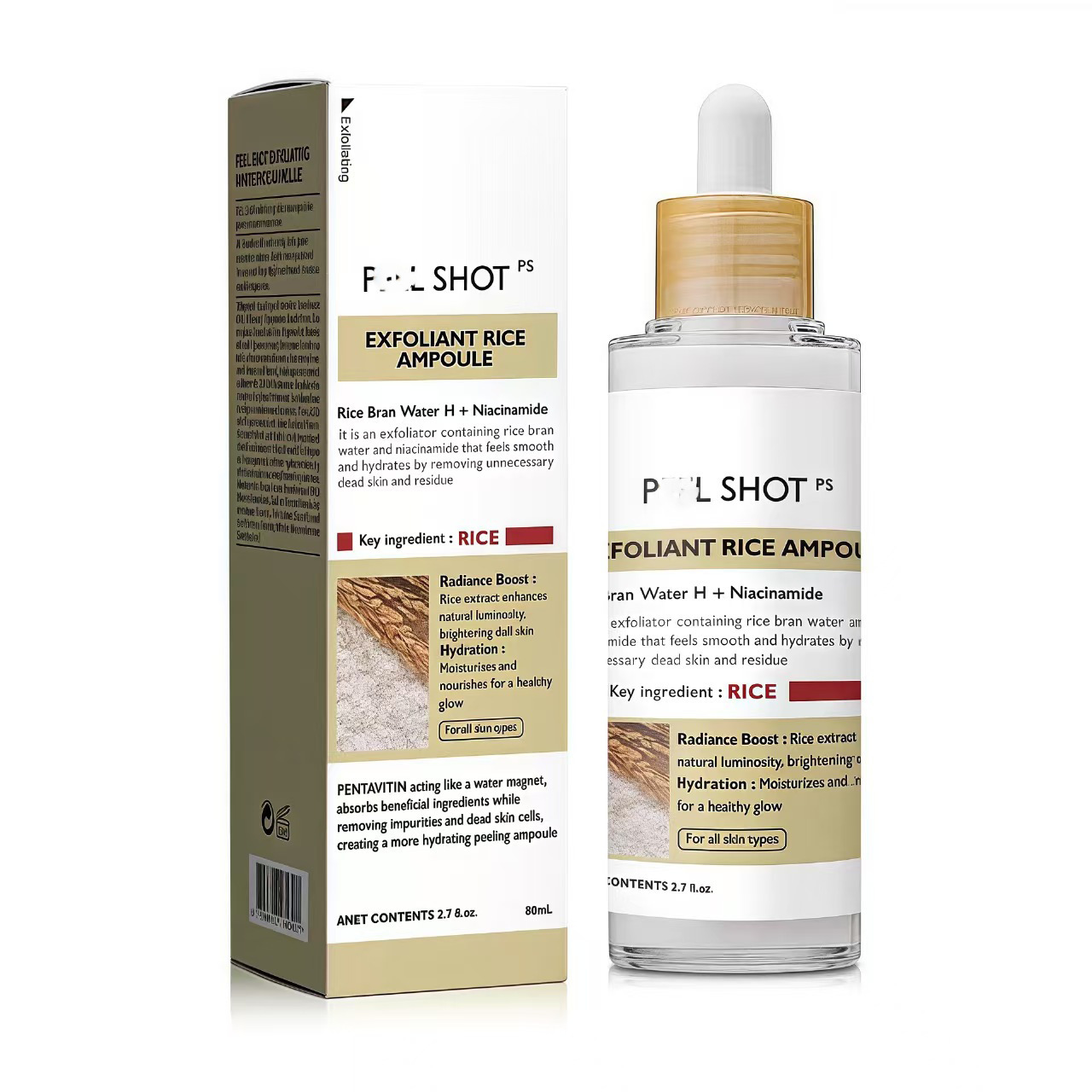 Set de Cuidado Facial Exfoliante Hidratante para Cuidado Facial