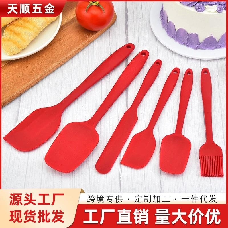 Silicone kitchenware, set, cream milk warmer, 6 pieces
