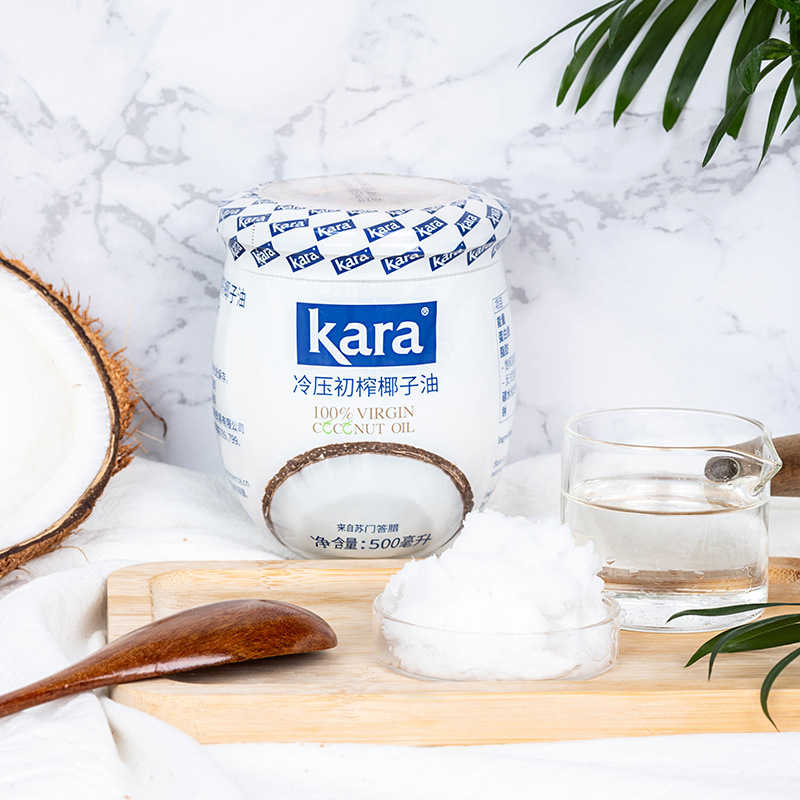 KARA椰子油500ml100%椰子油原装进口天然冷压初榨 500ml