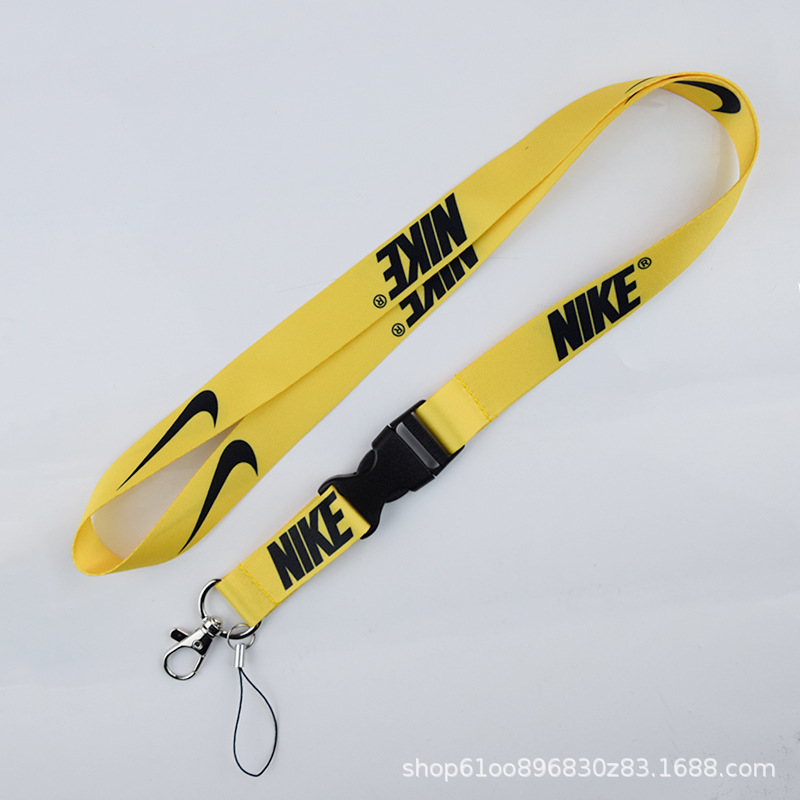 En stock Nike cordón Amazon Venta caliente linterna u disco llavero teléfono móvil cuerda langosta hebilla soporte personalizado
