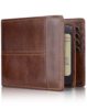 Capacious short leather wallet, wholesale