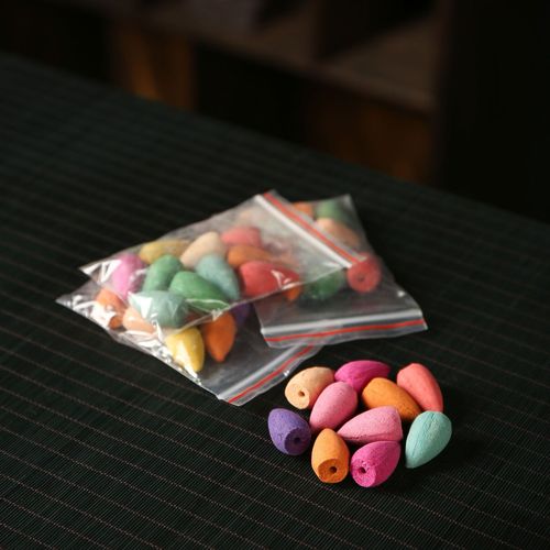 Bulk reverse flow incense grain custom private label bagged Indian incense grain aromatherapy accessories custom aromatherapy home decor item