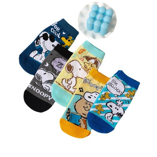 Summer shallow socks, women's boat socks, Japanese cartoon socks, cute puppy cotton socks, foreign trade women's socks wholesale
