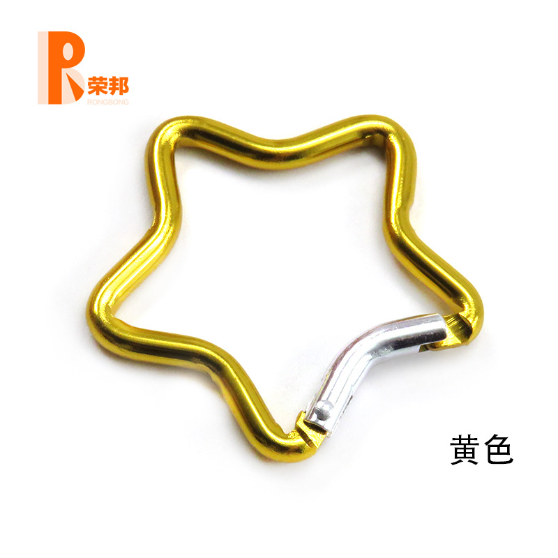 일반 탄성 막대 다섯개 별 노란색