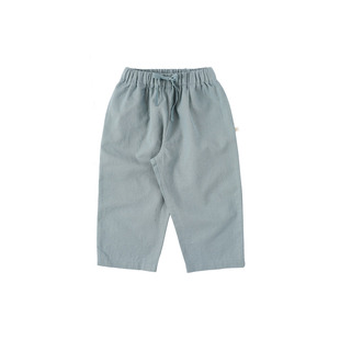 in stock B Linen Cotton Classic Joker Pants Spring and Summer Cotton and Linen Pants Soft and Waxy Breathable Kindergarten Pants XR