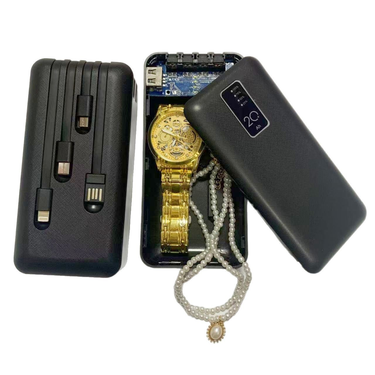 Diversion simulation charging treasure safe hidden private cashbox safe transfer hidden portable storage medicine box