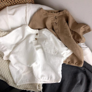 [1178 Repeat Customers] Full of Details ~ Children's Silhouette Cotton Round Neck Shirt, Loose Short Sleeves for Boys and Girls