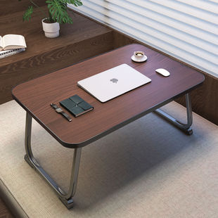 Foldable Small Desk for Bed, Lazy Bedroom Sitting Desk, Dormitory Essential for College Students, Simple Study Computer Desk