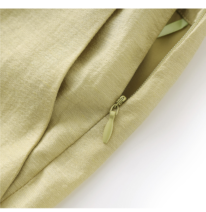 Áo sơ mi khoác pha vải lanh Tencel tay dài + quần short rộng thùng thình bộ hai mảnh mùa hè — Màu trắng chi tiết 21