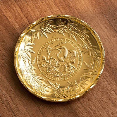 Transfronterizo fábrica directa aleación posavasos taza de té aislamiento posavasos hoja residual posavasos Kung Fu ceremonia del té Accesorios