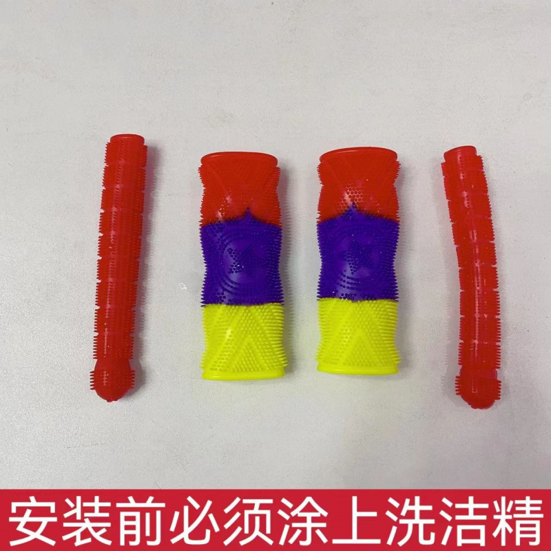 夏季电动车摩托车手把套防滑防汗电瓶车手柄套通用改装软胶橡胶套|undefined