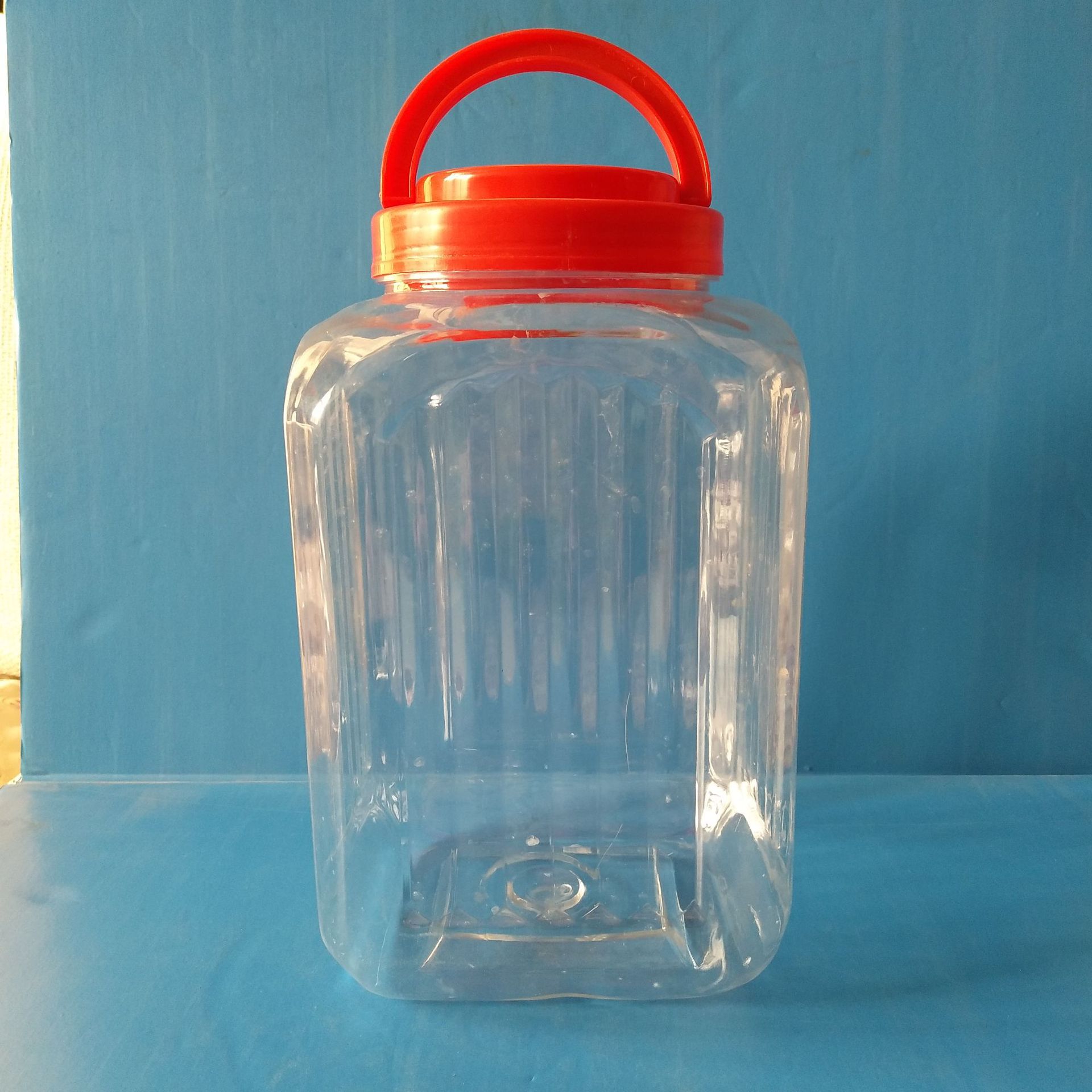 供应3LPET透明塑料瓶 花茶蜂蜜包装罐 6斤红糖瓶子 塑料