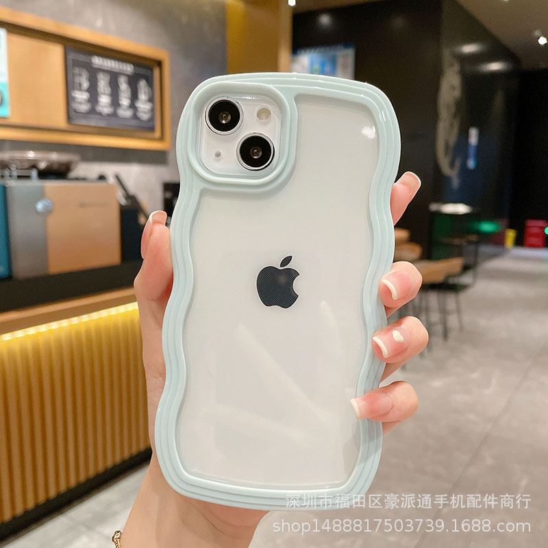 波辺insキャンディー色はiphone15proアップル16携帯ケース13新モデル14透明12転倒防止に適用されている|undefined