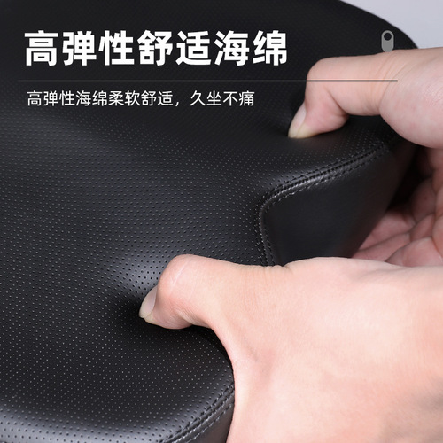 Bicycle seat cushion, road bike waterproof shock-absorbing seat cushion, outdoor riding accessories, widened dustproof mountain bike saddle