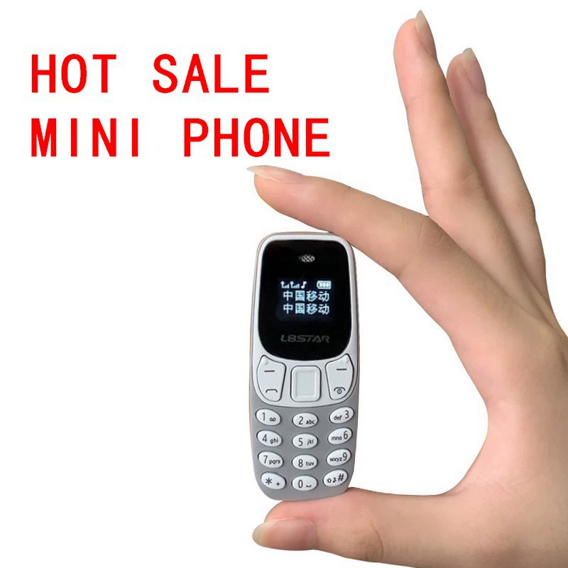 Мини-мобильный телефон L8Star BM10, ультракомпактный 2G GSM, Bluetooth, многоязычный (6,9×2,8×1,3 см)