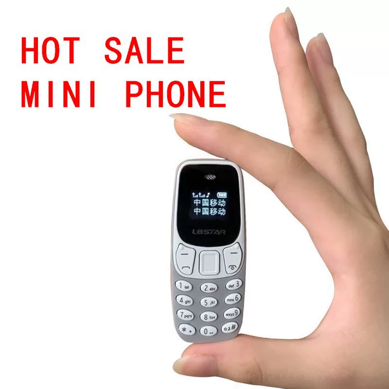 Мини-мобильный телефон L8Star BM10, ультракомпактный 2G GSM, Bluetooth, многоязычный (6,9×2,8×1,3 см)