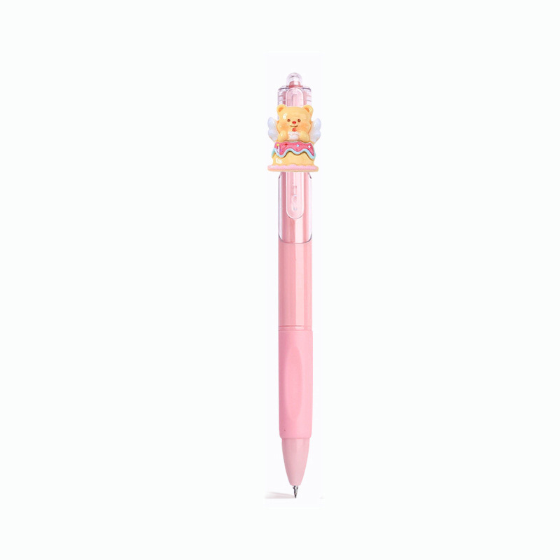 Bolígrafo de alto valor Hello Kitty Butter Bear Bolígrafo de góner Personalizado de alta calidad Bolígrafo de firma de corazón de niña estudiante