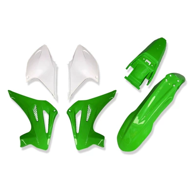 Motorcycle Fender shell cover plastic appearance parts - cqr4-piece-shell-green