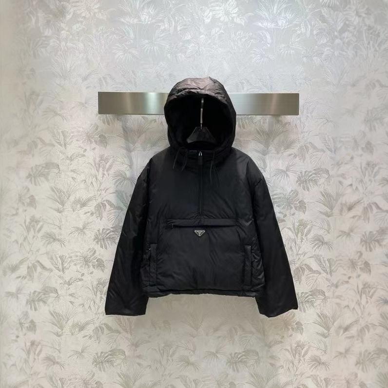 Demi-season fashionable design short down jacket with hood with…