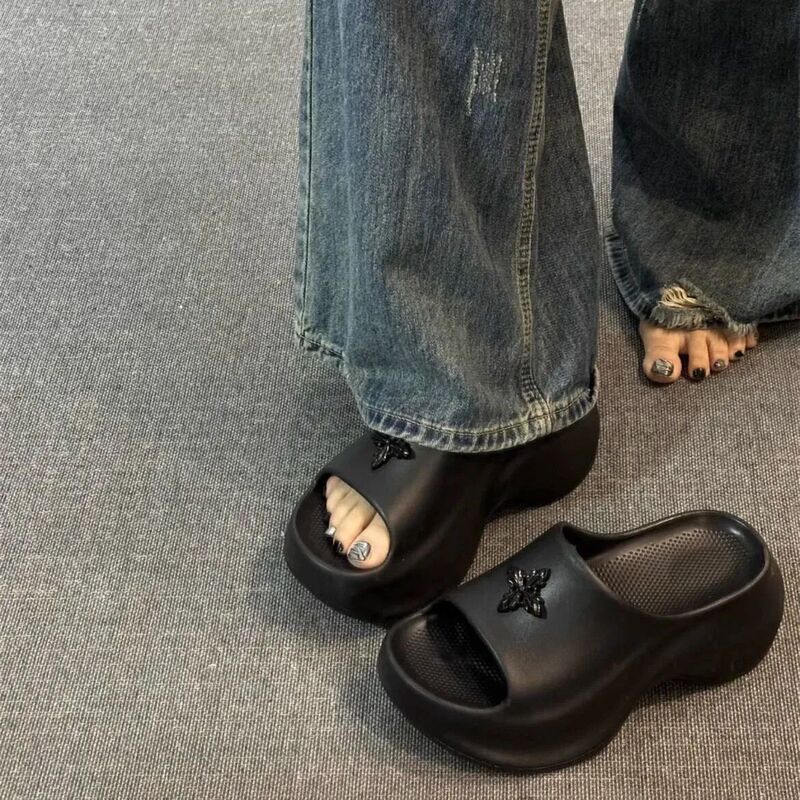 Women's Platform Beach Sandals for Outdoor Wear, 2026 Summer New Trendy Eva Slide Sandals Women's Platform Beach Sandals for Outdoor Wear, 2026 Summer New Trendy Eva Slide Sandals