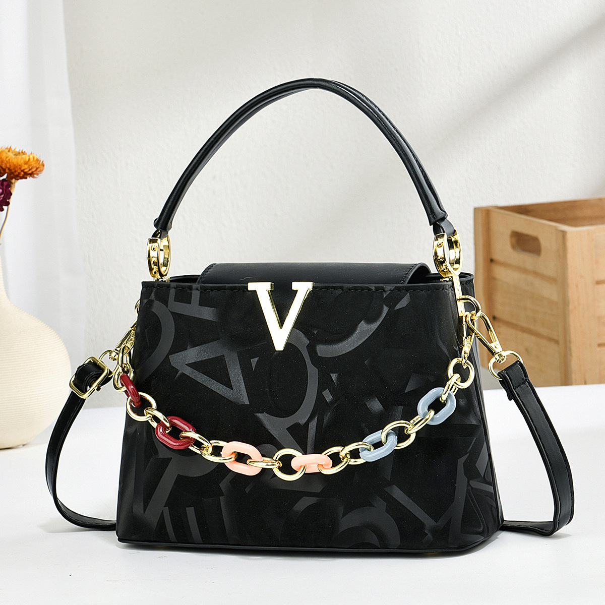 Diseño de moda bolso de mano de mujer universal bolso de viaje temperamento casual bolso de hombro de un solo hombro Handbag