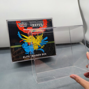 Baokemeng card display Box booster Pokemon acrylic Elite Trainer Box protection Box