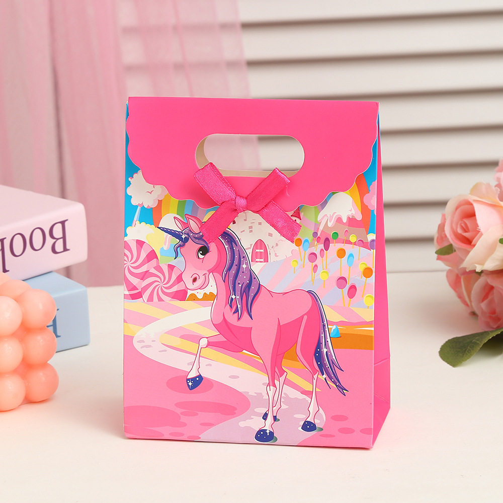 Pony Flip Bag Cartoon White Card Bag