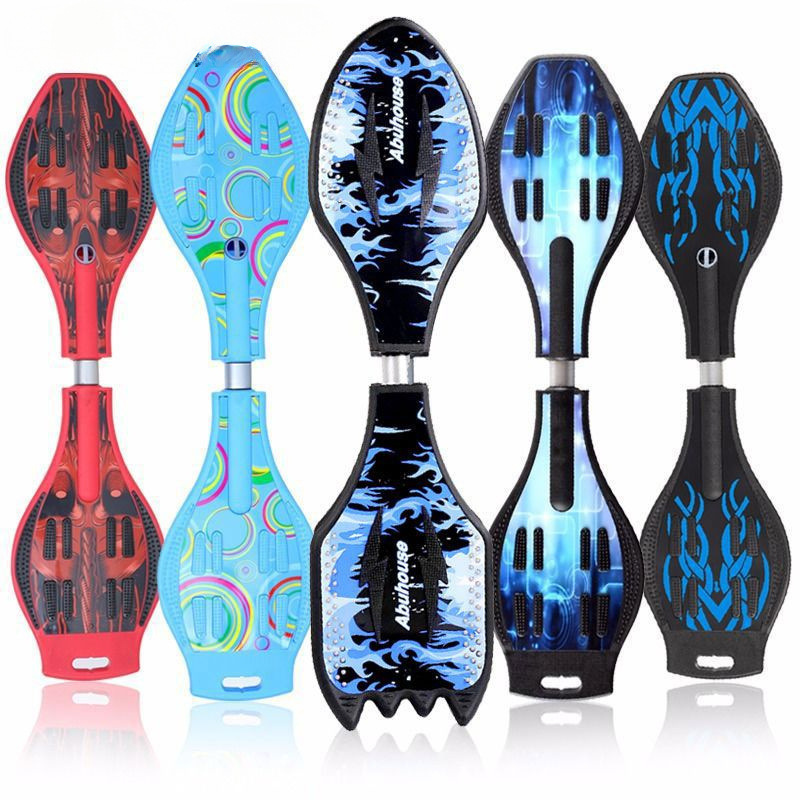 Manufacturer Warranty Children's Adult Two-Wheeled Skateboard Vitality Board Scooter Two-Wheeled Frog Car Two-Wheeled Skateboard Swing Car